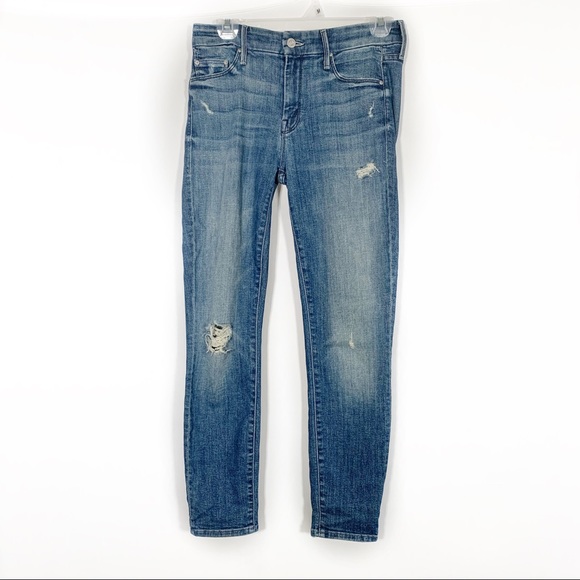 MOTHER The Looker Cropped Jeans Size 27 EUC - Picture 5 of 8